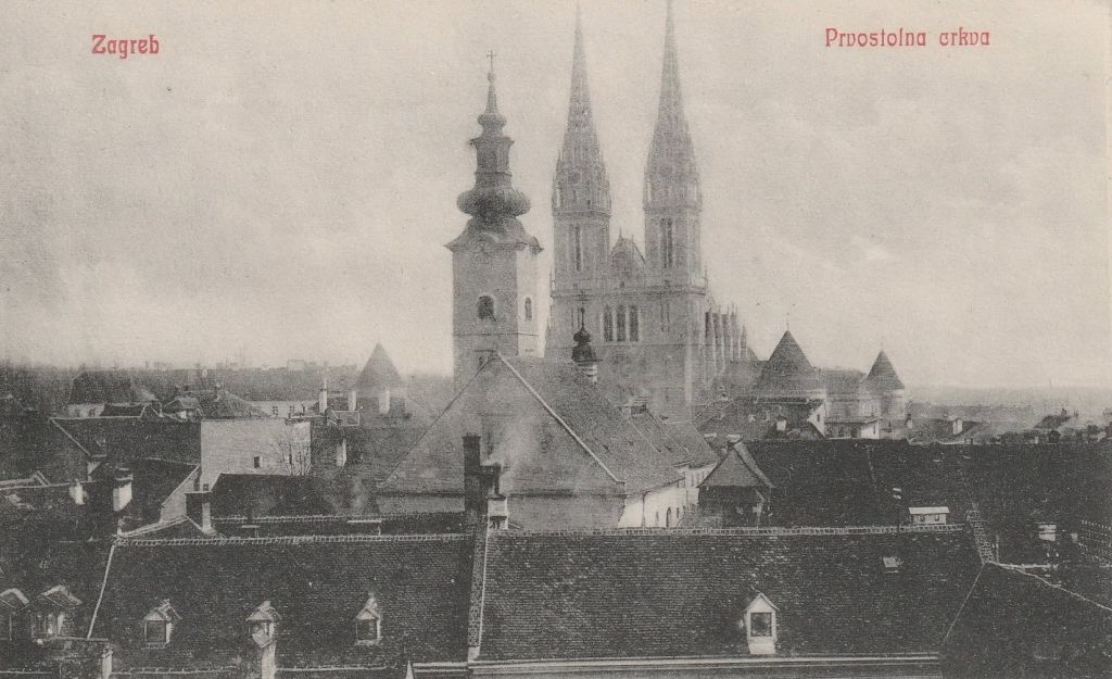 Katedrala oko 1910. godine (Prvostolna crkva)